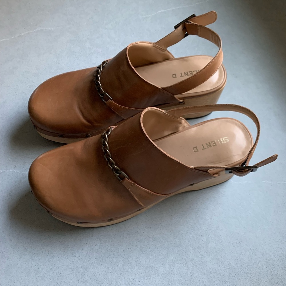 Silent D Georgia Slingback Heeled Clogs
